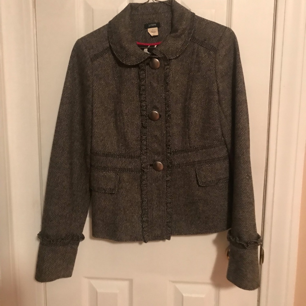 J Crew Wool Jacket Size 4